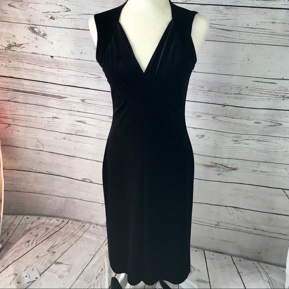 Free People Dresses & Skirts - Free People black velvet v neck maxi dress